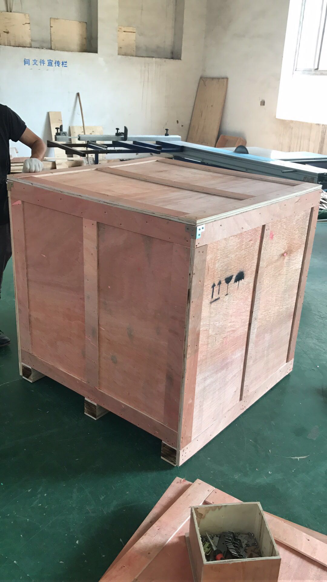 免熏蒸消毒5m*3m规格可出口的木质包装箱